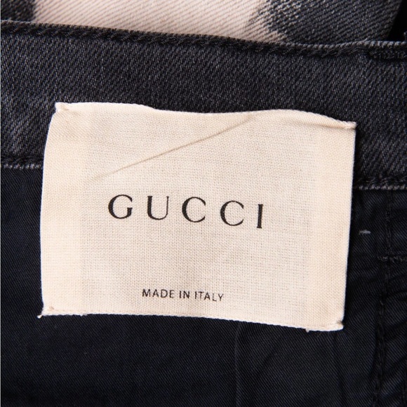 Gucci Black and Cream Denim New - Picture 8 of 8